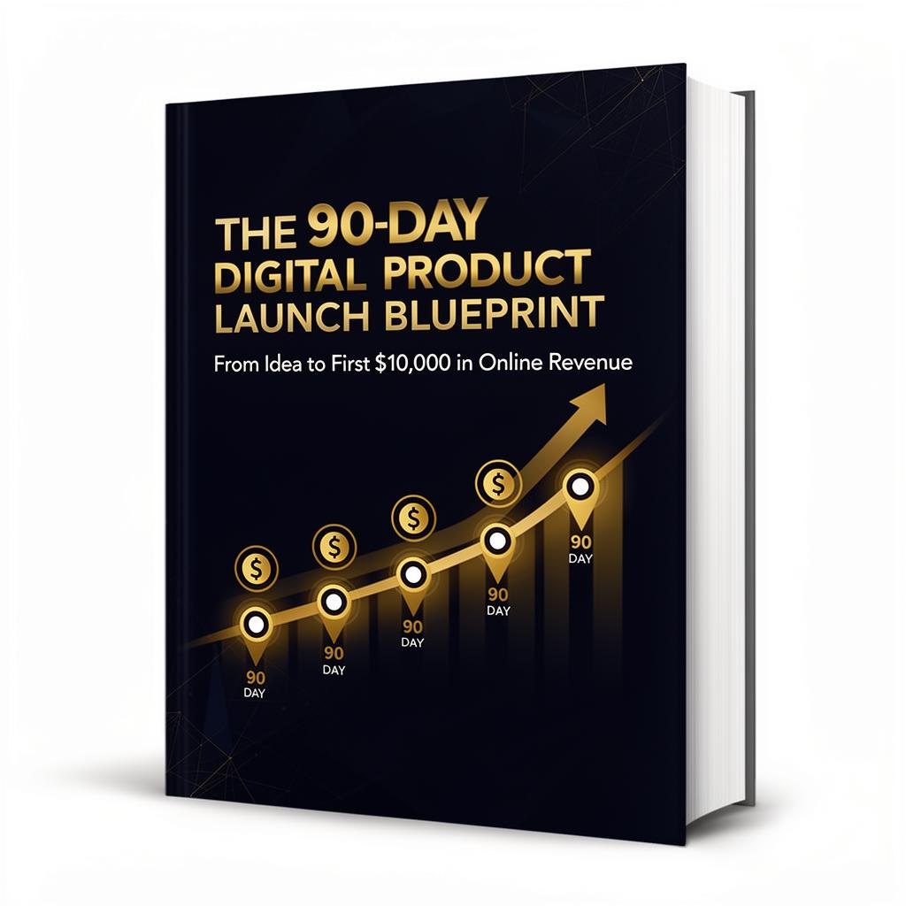 The 90-Day Digital Product Launch Blueprint cover