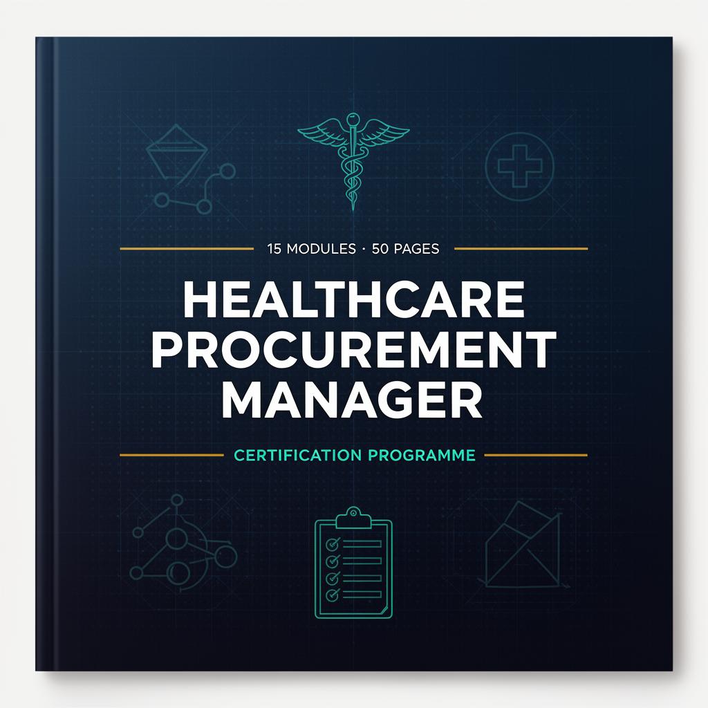 Healthcare Procurement Manager Certification Programme — 15-module course cover