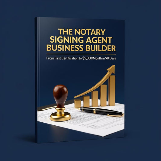 The Notary Signing Agent Business Builder cover